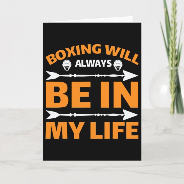 Kickboxing Muay Thai Boxing  Card (Front)