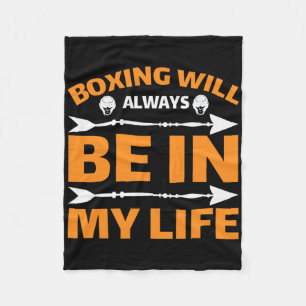 Kickboxing Muay Thai Boxing Fleece Blanket