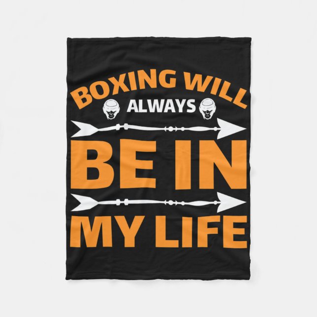 Kickboxing Muay Thai Boxing  Fleece Blanket (Front)