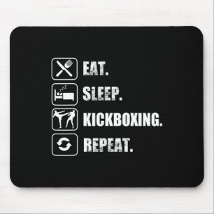 Kickboxing Muay Thai Martial Arts Tiger Sak Yant Mouse Pad