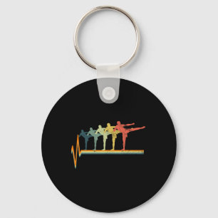 Kickboxing Muay Thai Thaiboxing Mma Vintage Key Ring