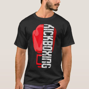Kickboxing Muay Thai Vintage Fitness Boxing Red Gl T-Shirt