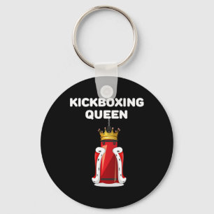 Kickboxing Queen Girls Kickboxing Womens Kickboxer Key Ring