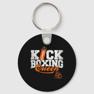 Kickboxing Queen Kickboxer Workout Graphic  Key Ring