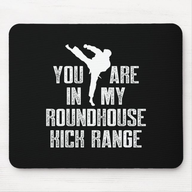 Kickboxing Range Kick Boxing Workout  Mouse Pad (Front)