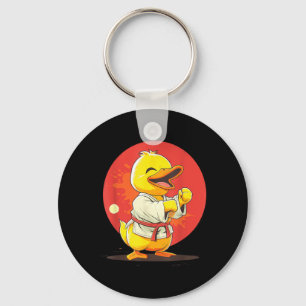 Kickboxing Rubber Duck Karate Jiu-Jitsu MMA Key Ring