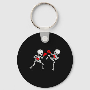 Kickboxing Skeleton Kickboxer Boxing Mma  Key Ring