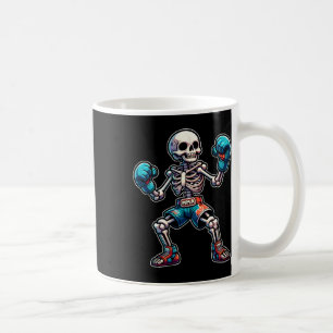 Kickboxing Skeleton Kickboxer Muay Thai Mma Fighte Coffee Mug