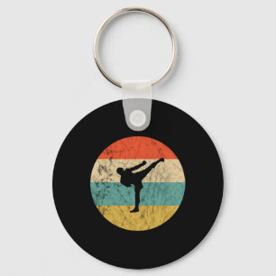 Kickboxing Sunset Mma Kickboxing Karate Teacher Ki Key Ring