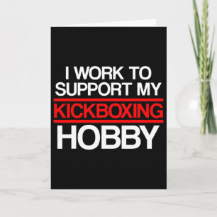 Kickboxing Support Kick Boxing Workout Card