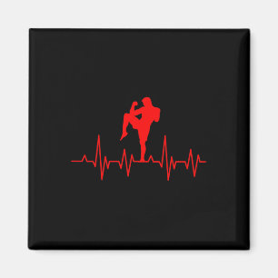 Kickboxing Thai Boxing Heartbeat Muay Thai Magnet