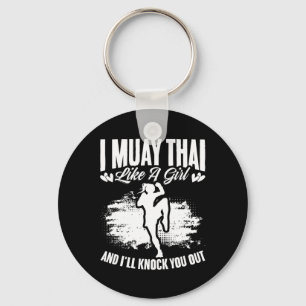 Kickboxing Thailand Mma Thai Boxing Muay Thai Girl Key Ring