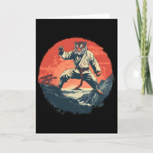 Kickboxing Tiger Nature Kickboxing Taekwondo Tiger Card