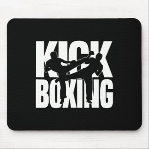 Kickboxing - Two Men Do Kickboxing For Kickboxers Mouse Pad