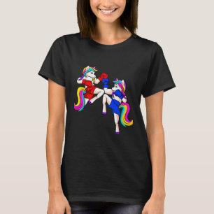 Kickboxing Unicorn Kickboxer Mma T-Shirt