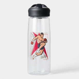 Kickboxing water bottle