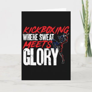 Kickboxing Where Sweat Meets Glory Kickboxer Marti Card