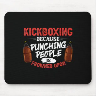 Kickboxing Workout Cardio Beginner Kickboxer _2 Mouse Pad