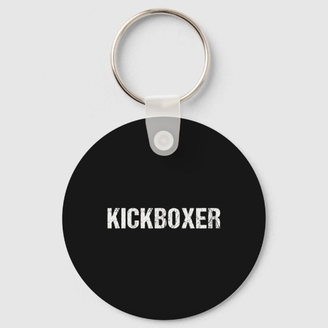 Kickboxing Workout Kickboxer Shirt  Key Ring (Front)