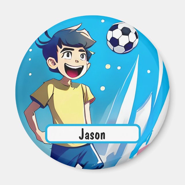 Kicker Magnet With Customisable Nametag (Front)