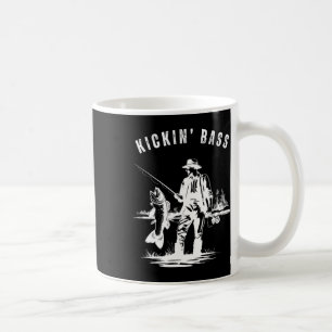 Kickin B Fisherman Fishing Fish Funny Outdoors Lak Coffee Mug