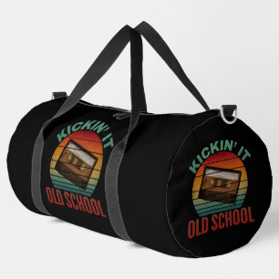 Kickin' It Old School Cassette Tape Duffle Bag