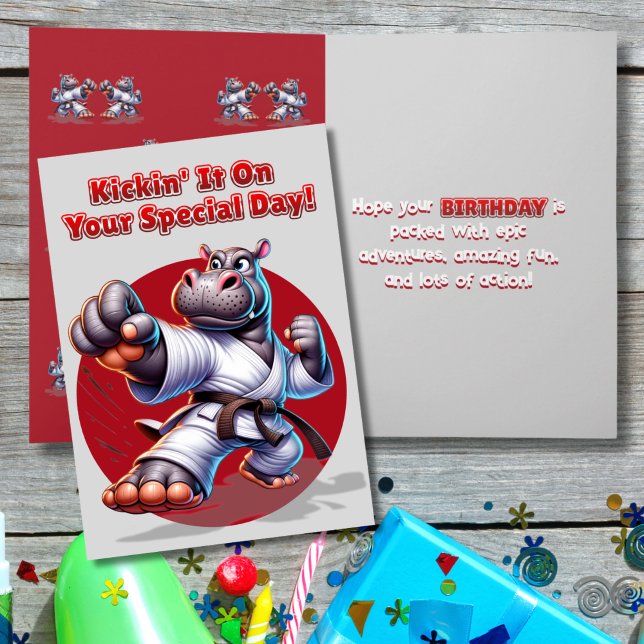 Kickin' It On Your Special Day Birthday Card (Creator Uploaded)