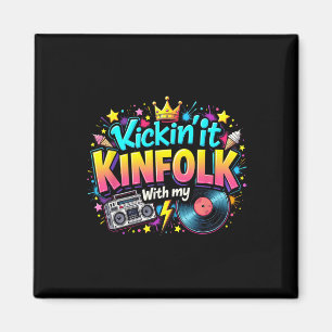 Kickin' It With My Kinfolk Funny Family Reunion Su Magnet
