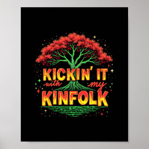 Kickin' It With My Kinfolk Funny Family Reunion Su Poster
