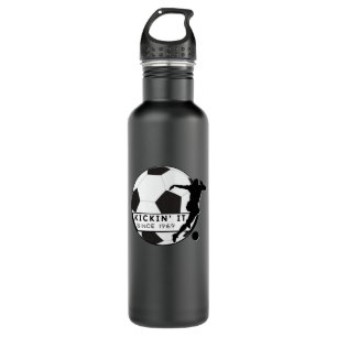 Kicking a soccer ball since 1969 - I love soccer- 710 Ml Water Bottle