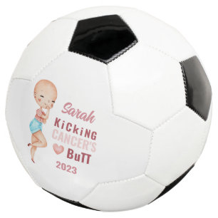 Kicking Cancer's Butt Personalised Soccer Ball