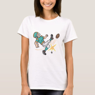 kicking off football player T-Shirt