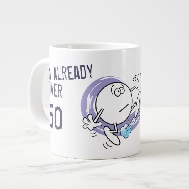 Kicking the Bucket Large Coffee Mug (Front Left)