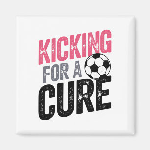Kicking Towards A Cure Soccer Magnet