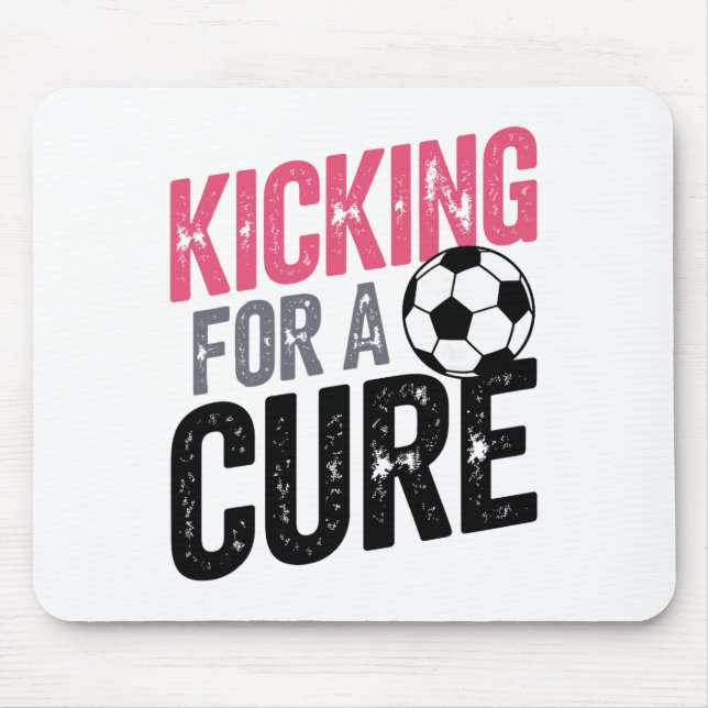 Kicking Towards A Cure Soccer  Mouse Pad (Front)