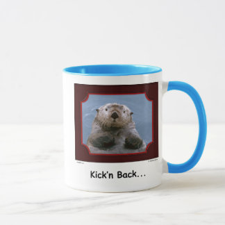 "Kick'n Back!" Sea Otter Mug