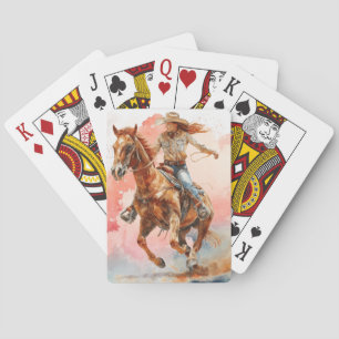 "Kick'n up Dust" Playing Cards