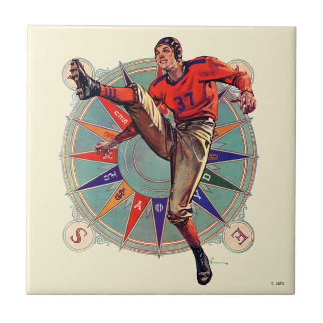 Kickoff Ceramic Tile (Front)