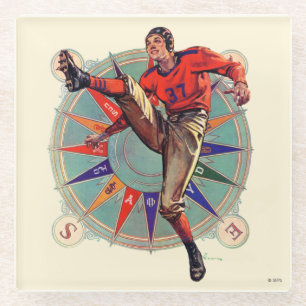 Kickoff Glass Coaster