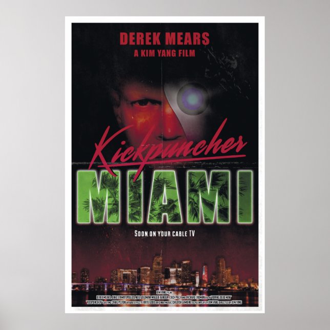 Kickpuncher: Miami Poster (Front)