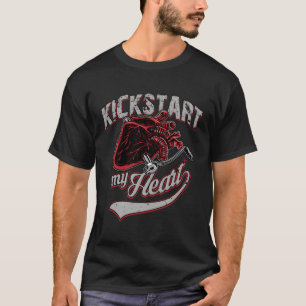 Kickst My He Mx Motocross Dirt Bike Rider Motorcyc T-Shirt