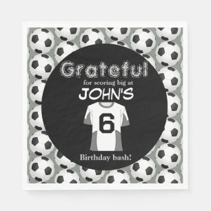 Kickstart the Celebration of 6th birthday Napkin
