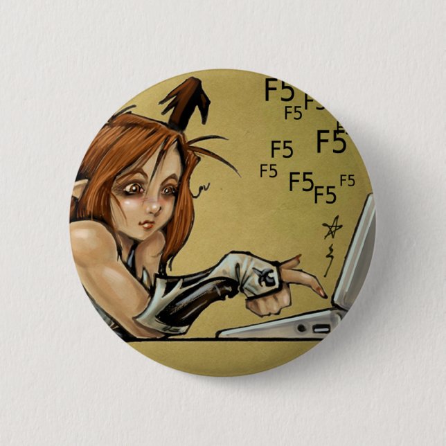 Kickstarter F Five Sophie 6 Cm Round Badge (Front)