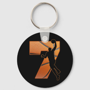 Kid 7 Year Old 7th Sketll Birthday Partytheme Boys Key Ring