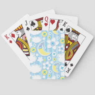 kid background playing cards