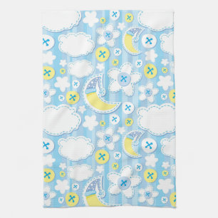 kid background tea towel