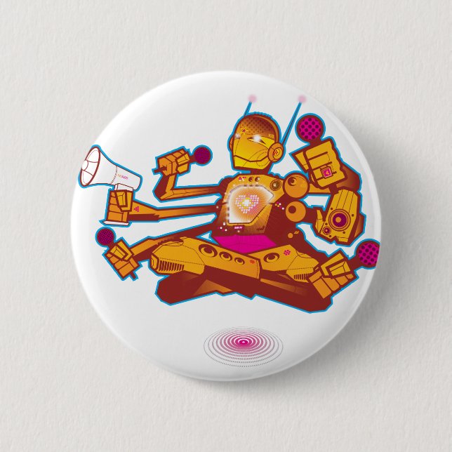 Kid Beyond Robot Button (Front)
