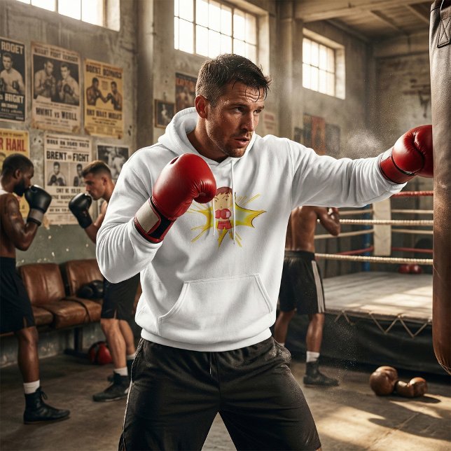 Kid Boxer in Red Gloves and Shorts Hoodie (Creator Uploaded)
