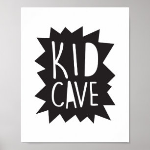 Kid Cave Poster Print