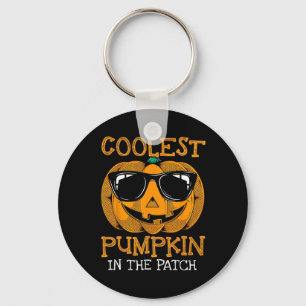 Kid Coolest Pumpkin In The Patch Toddler Kids Boys Key Ring